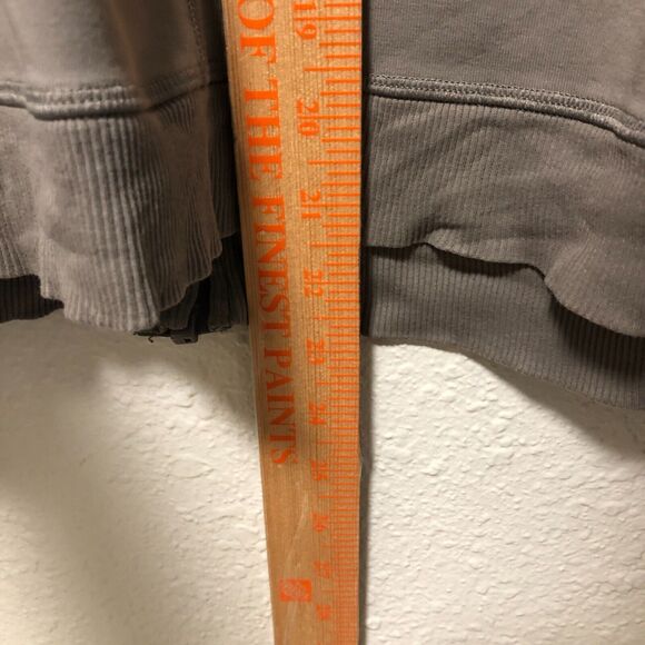 nike jacket xl gray womens fitted hooded extra large full zip solid casual tt - Picture 12 of 13